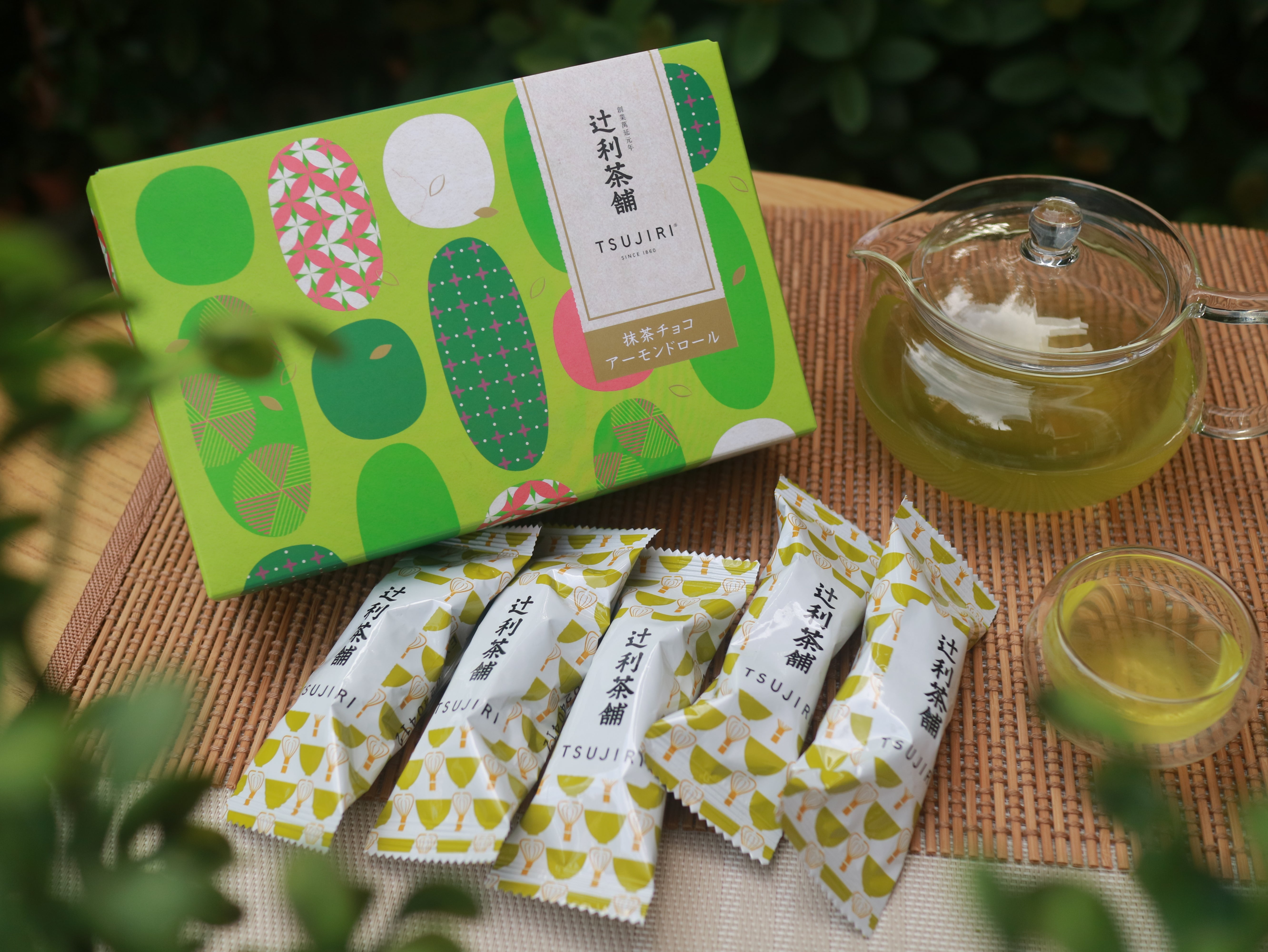 TSUJIRI Matcha Almond Cookie Roll